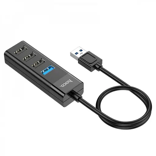 Перехідник Hoco Hub HB25 USB to USB 3.0 + USB 2.0 x 3 - фото 6