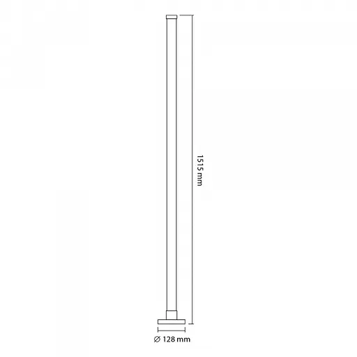 LED лампа напольная VIDEX TF20 RGB 10W - фото 9