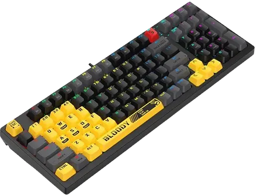 Клавіатура A4Tech S98 Bloody Sports RGB Lime Black - фото 3