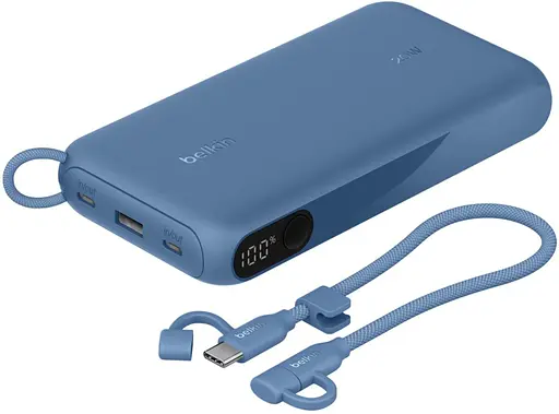 Павербанк Belkin Blue 10 000 mAh / 20 Вт (BPB028HQBL) - фото 2