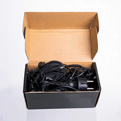 Новорічна гірлянда вулична Бахрома GarlandoPro 6 м 105 LED чорний провід Синій 6МBBL - фото 5