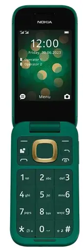 Телефон Nokia 2660 Flip TA-1469 DS Green UA UCRF - фото 2