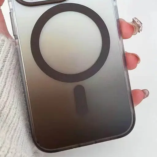 Чохол Epik TPU+PC Phantom with MagSafe для Apple iPhone 15, 6.1 Grey - фото 2