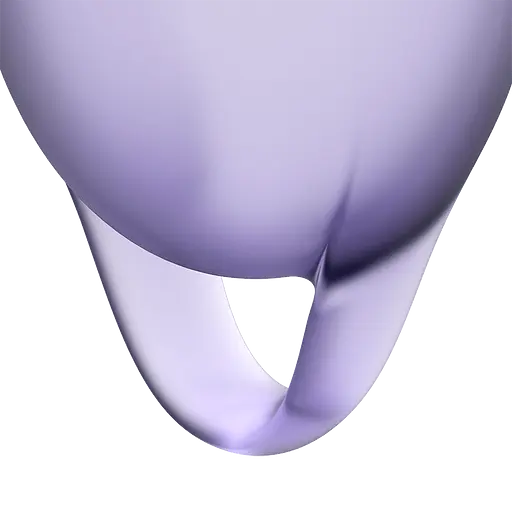 Менструальні чаші Satisfyer Feel Confident Menstrual Cup 2 шт. фіолетові - фото 5