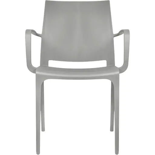 Стілець садовий Bica Olga пластиковий бежево-сірий - фото 1