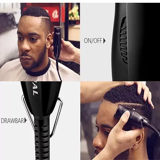 Професійна машинка-триммер для стрижки Kemei Km-701 (7 насадок) - фото 8