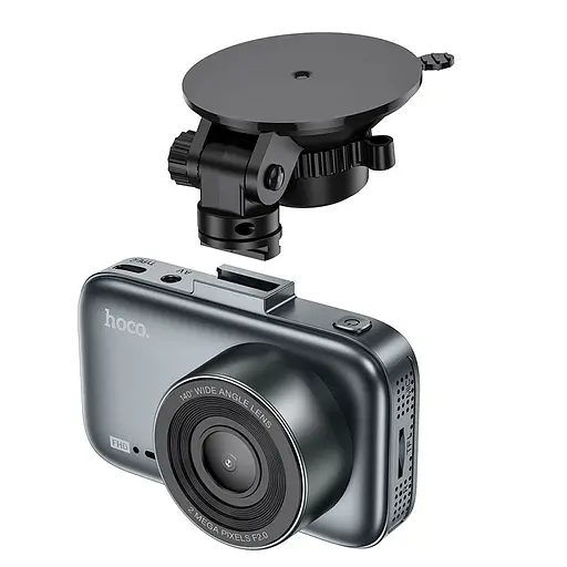 Відеореєстратор Hoco DV5 Driving recorder with 3-inch display Iron gray - фото 3