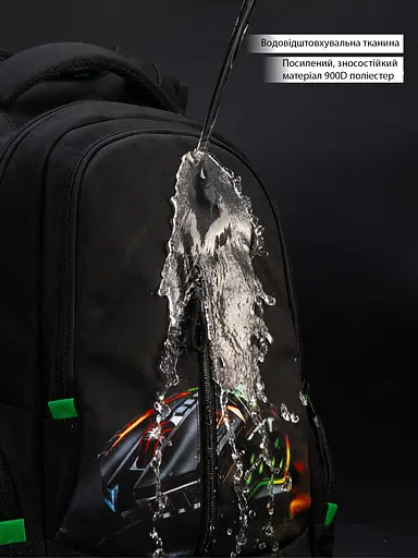 Підлітковий рюкзак з ортопедичною чорною спинкою з usb портом для хлопців Winner / SkyName для студентів (91-19) - фото 10