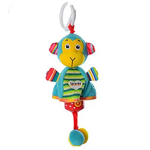 Игрушечная подвеска на коляску E12599 плюшевая Обезьяна.