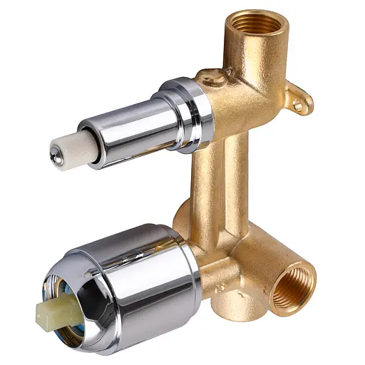 Змішувач для ванни вбудований TOPAZ LOFT TLF 32202-H39-C одноважільний хромований з ручною лійкою для душу - фото 6