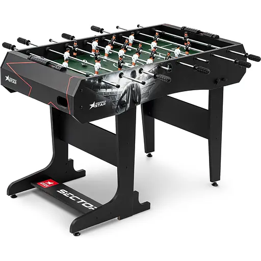 Настільний футбол Hop-Sport Sector чорно-білий - фото 9