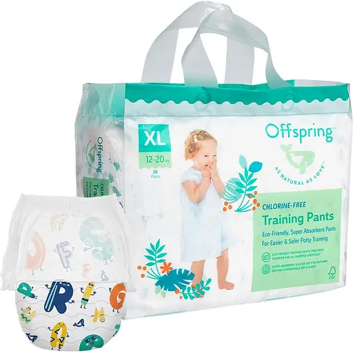 Подгузники-трусики Offspring ABC Dance размер XL 12-20 кг 60 шт. (2 уп. х 30 шт.)   - фото 2