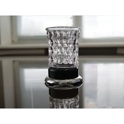 Склянка для зубних щіток Kugu Versace Freestand 250C&B чорний - фото 1