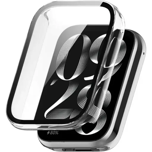 Чехол-накладка DK для Xiaomi Mi Smart Band 9 Pro Пластик Gloss Glass Full Cover (clear)