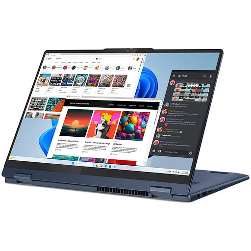 Ноутбук Lenovo IdeaPad 5 2-in-1 16AHP9 5 8645HS la 50GHz, IPS, сенсорний, 16GB LPDDR5x, 512GB - фото 2