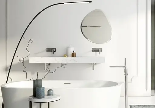 Смеситель для умывальника Kohlman Experience хром + BOX скрытого монтажа QW180E Хром - фото 2