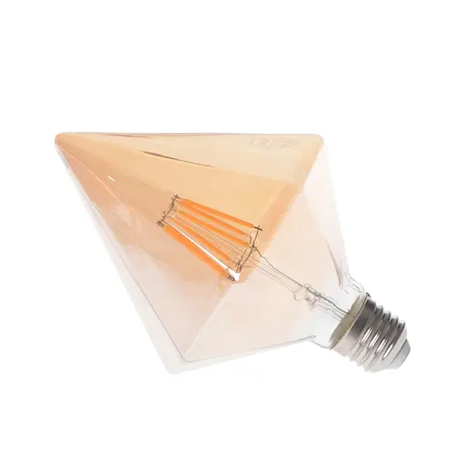 Лампа Brille світлодіодна LED 6W E27 COG WW D95 Amber 220 В - фото 3