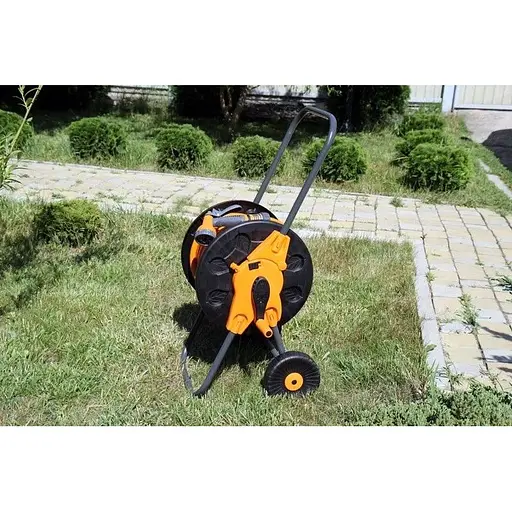 Візок на колесах Presto-PS з ручкою для шлангу  3501 - фото 3