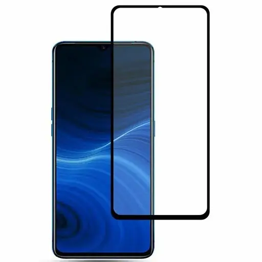 Защитное стекло REALME 6 Full Glue черное - фото 1