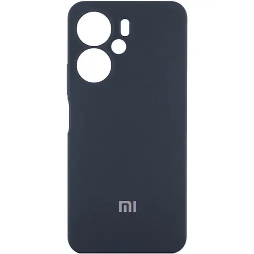 Чехол Lakshmi Silicone Cover Full Camera AAA with Logo для Xiaomi Redmi 13C 4G/5Goco C65/M6 5G Серый/Dark Gray