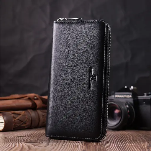 Кожаный кошелек ST Leather 20х10х2 см acs0028485 - фото 5