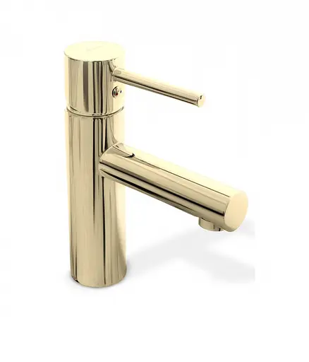 Змішувач для умивальника Rea Tess light gold низький REA-B8865 Золотий - фото 1