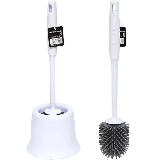 Щітка - йорж силіконовий для унітазу з підставкою 6013