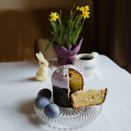 Пасха MAUDAU Пасхальная классическая с изюмом 360 г фиолетовый - фото 7