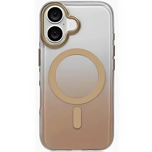 Чохол Epik TPU+PC Phantom with MagSafe для Apple iPhone 16, 6.1 Golden