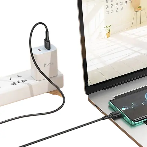 Кабель шнур гнучкий Hoco X83 Victory Type-C USB на тайп-с 1 м - фото 1