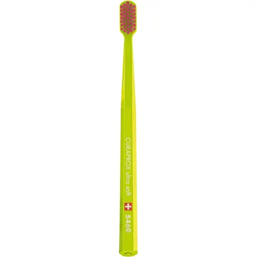 Зубная щетка Curaprox Ultra Soft 5460 салатовая с красным