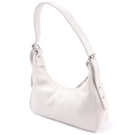 Сумка багет Shvigel с регулируемым ремнем из натуральной кожи 26х13х6.5 см sum0027028 - фото 2