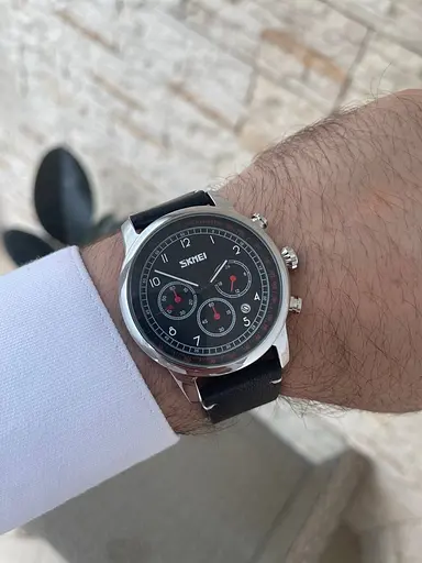 Мужские часы Skmei Status Black - фото 2