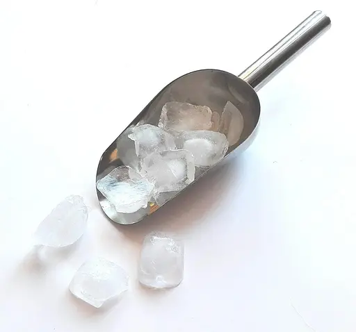 Совок алюмінієвий для льоду, цукру, спецій та сипучих продуктів 23.5 см, Kitchen Master Сірий 84504 - фото 3