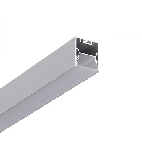 LED профіль підвісний з відсіком для блоків з розсіювачем PC матовий опал, 3м KLOODI KLP3540 3 - фото 1