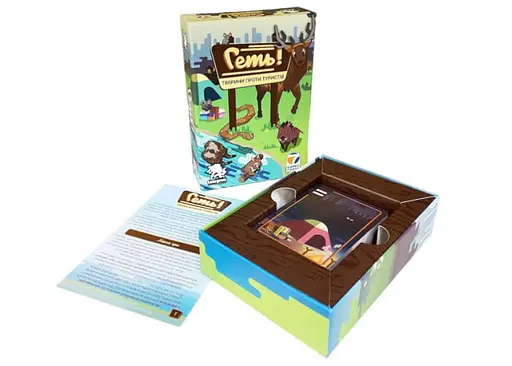 Настольная игра Games 7 Days Прочь! Животные против туристов (Scram!) (укр.) (SCRM01UA) - фото 2