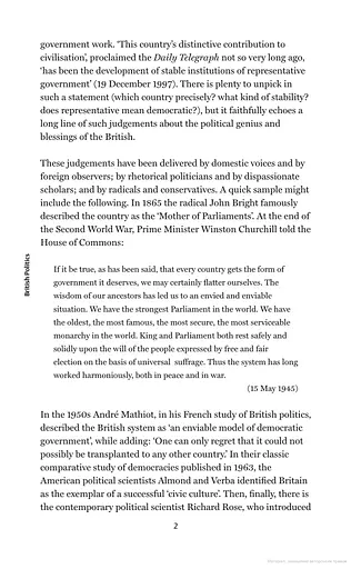 British Politics. A Very Short Introduction - фото 5