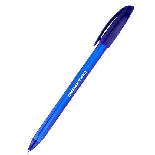 Набор шариковых ручек Unimax Trio синий 12 шт. (UX-104-02)