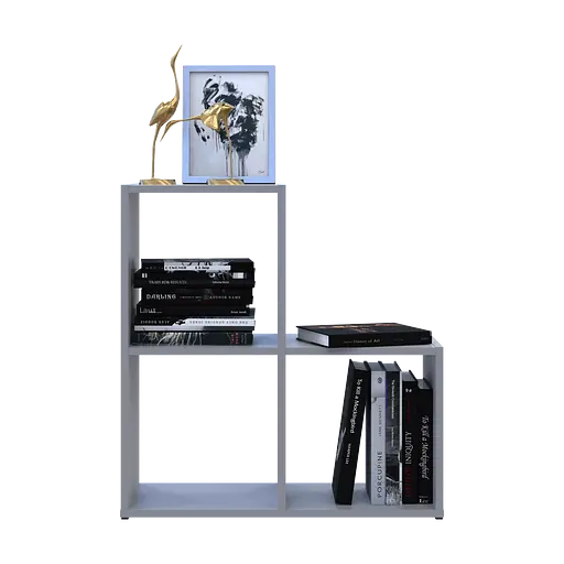 Стеллаж Doros Степь 2х2 Серый открытый 69х28.8х71.4 (41516177) - фото 3