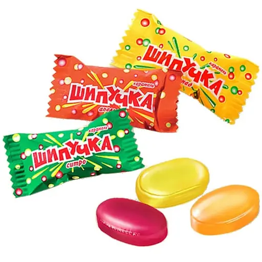 Уцінка. Карамель Roshen Шипучка з порошковою начинкою 1 кг - фото 3