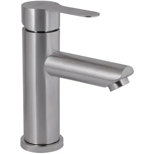 Змішувач для умивальника Brinex Pure 001F Nickel BRIPUR001FNKL - фото 1