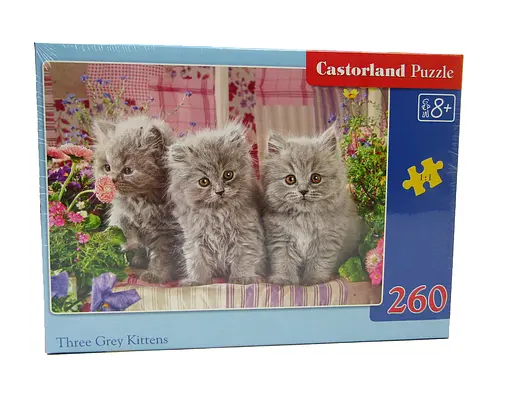 Пазли Castorland Три сірих котеняти, B-27491 - фото 2