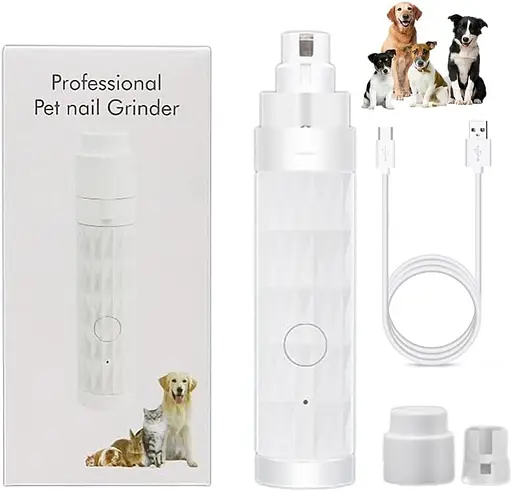 Подрібнювач нігтів для собак зі світлодіодною підсвіткою Електрична перезаряджувана шліфувальна машина для нігтів