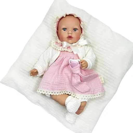 Лялька Nines d'Onil маленька Тіта у рожевій сукні 40 см (5200)