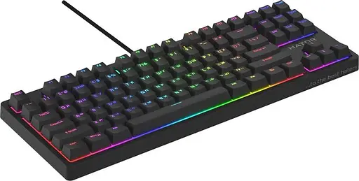 Клавіатура HATOR Rockfall 2 Optica TKL RGB USB Black (HTK-730) - фото 3