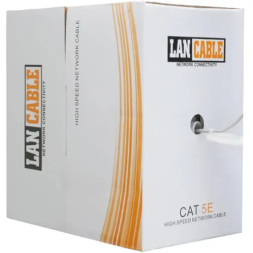 Кабель UTP, CCA, для внутренней прокладки, 4x2x0,50 мм, Patron, бухта 305 м (CAB-UTP-04001-M)