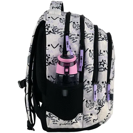 Рюкзак GoPack Teens 162M-1 Черно-молочный (GO26-162M-1) - фото 5