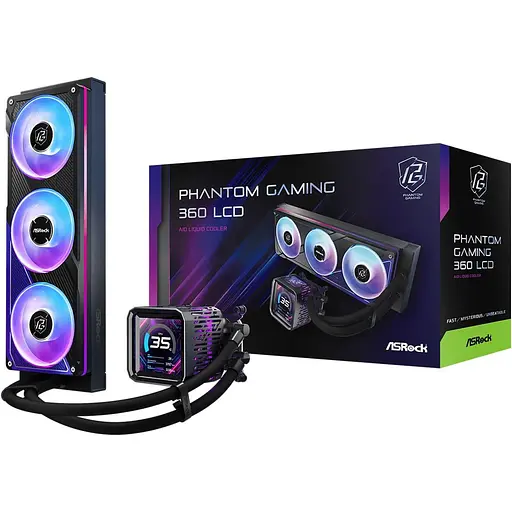 СВО AsRock Phantom Gaming 360 LCD (PHANTOM GAMING 360 LCD) - фото 13