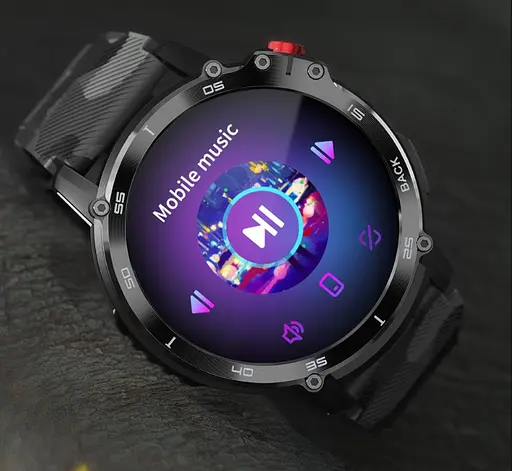 Смарт-часы LEMFO C22 силиконовый ремешок Camouflage Black (16355) - фото 3