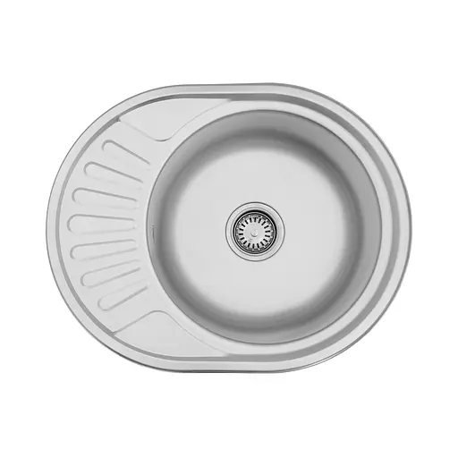 Кухонная мойка Kroner KRP Satin-5745 (0,8 мм) CV022775, Satin - фото 1